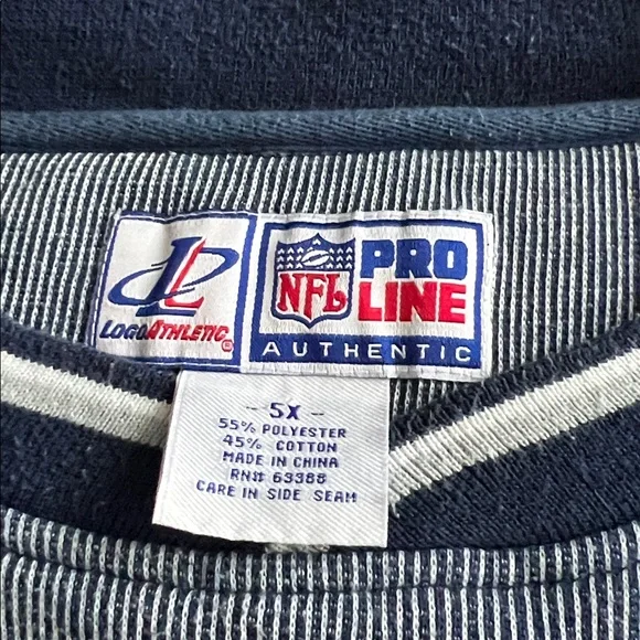 NFL Dallas Cowboys navy Crewneck Sweater size 5X - Picture 5 of 8